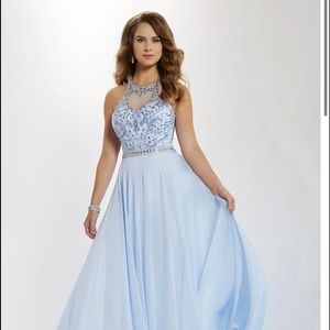 Blue Prom Dress, size 2